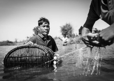 Fisherman for Handicap International by Régis Binard