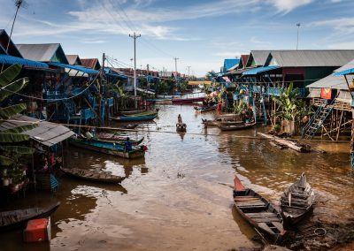 Kampong Phluk in wet season