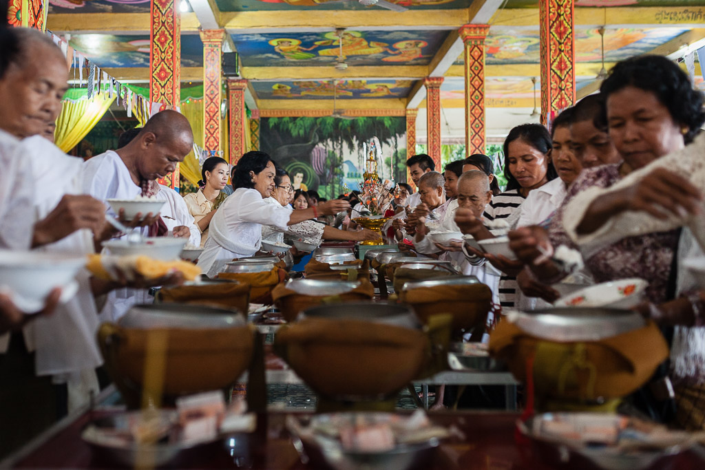 Pchum Ben food offerings