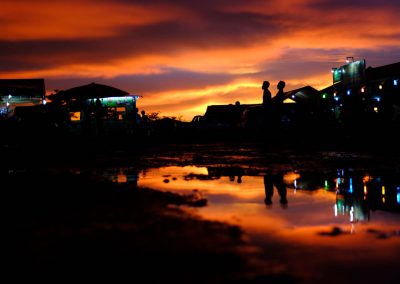Sunset in Night Market