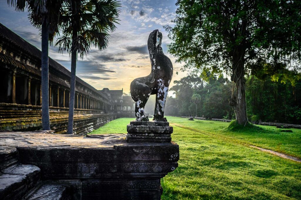 Lions, Angkor Wat