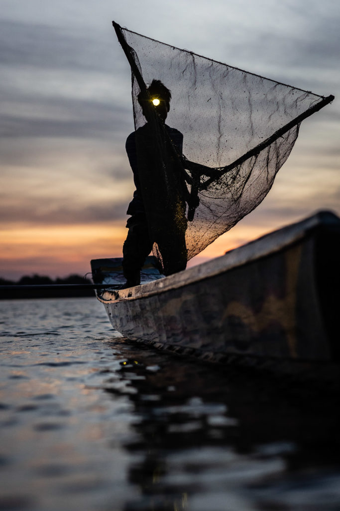 Sunrise on the Tonle Sap Lake