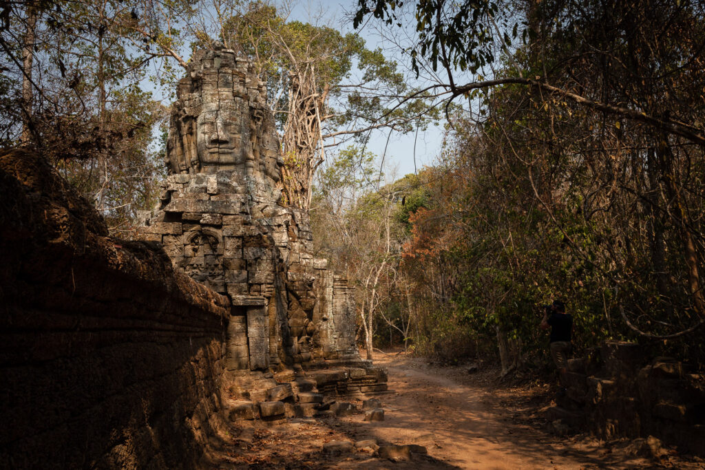 Gate in Ta Prohm in the dry Season